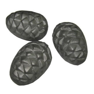 Камень чугунный овальный д/бан. печи "Кедровая шишка" КЧО-1 (68х98мм)  