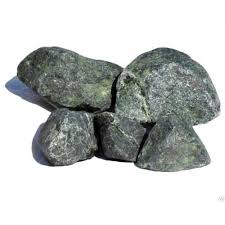 Камни для бани Змеевик (галтованный) , 20 кг  